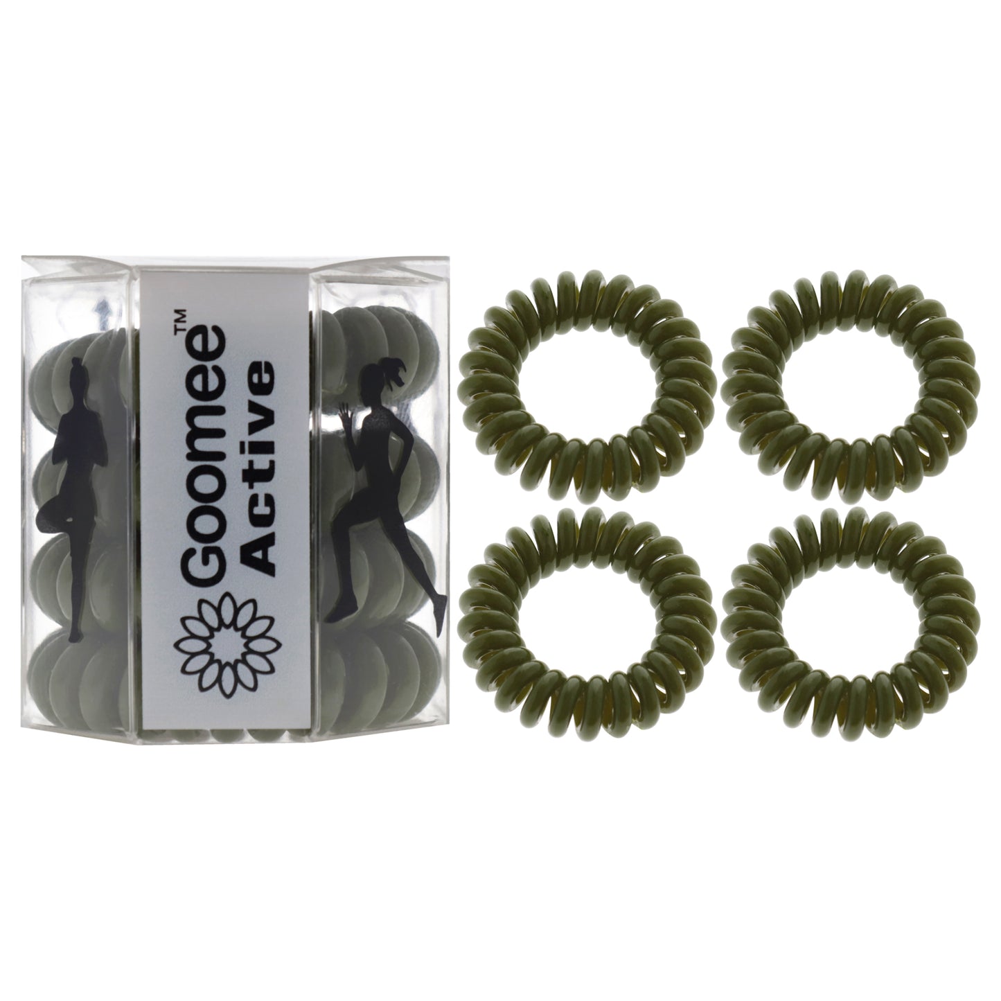 Active The Markless Hair Loop Set - Tough As Turf by Goomee for Women - 4 Pc Hair Tie