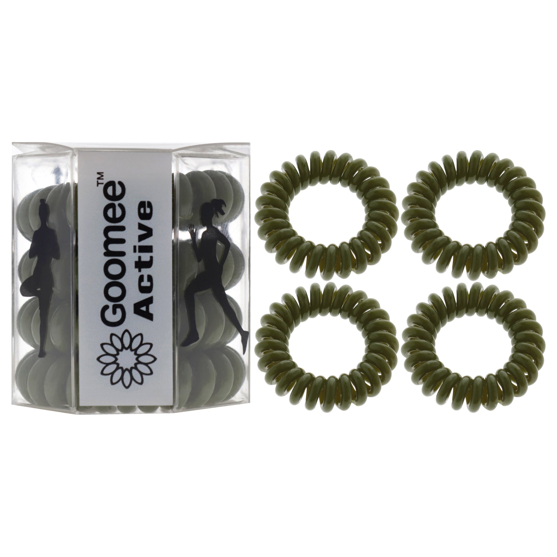 Active The Markless Hair Loop Set - Tough As Turf by Goomee for Women - 4 Pc Hair Tie