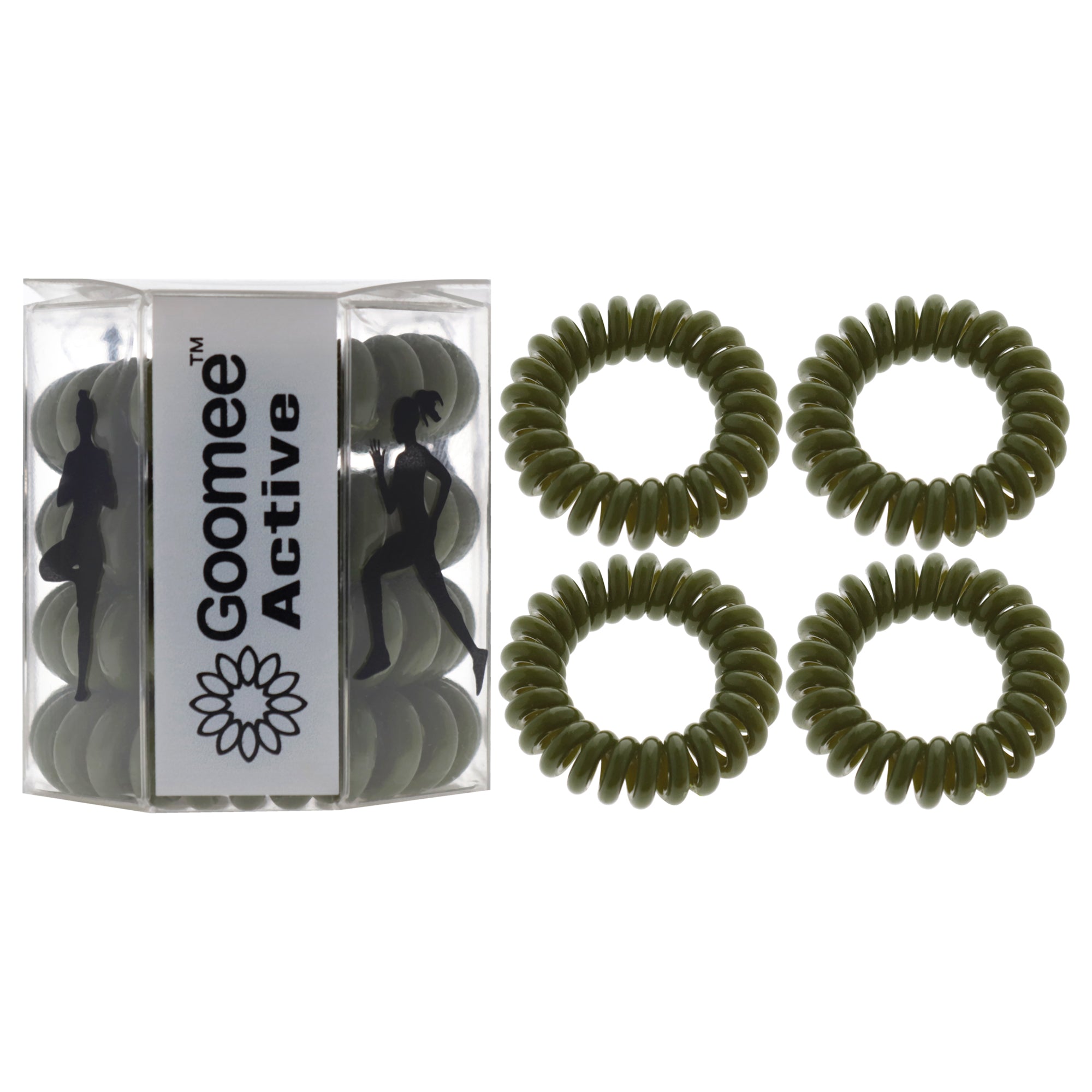 Active The Markless Hair Loop Set - Tough As Turf by Goomee for Women - 4 Pc Hair Tie