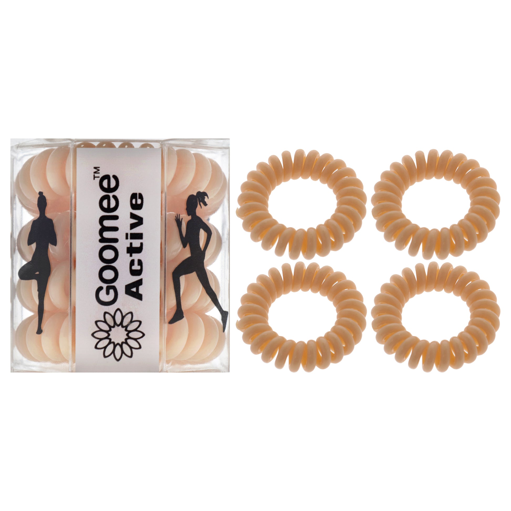 Active The Markless Hair Loop Set - Eat My Dust by Goomee for Women - 4 Pc Hair Tie
