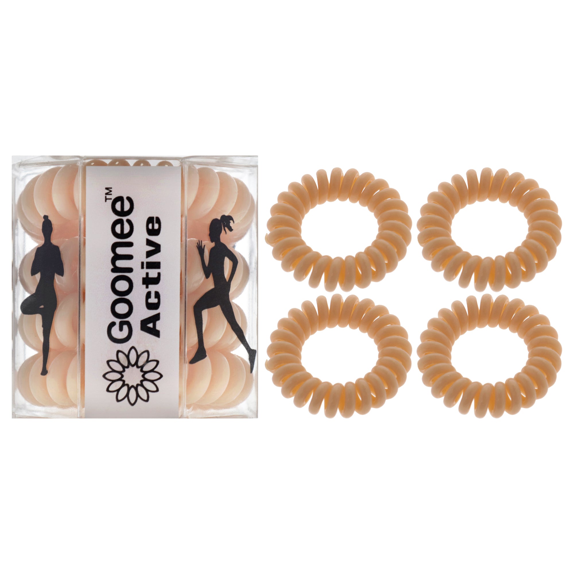 Active The Markless Hair Loop Set - Eat My Dust by Goomee for Women - 4 Pc Hair Tie