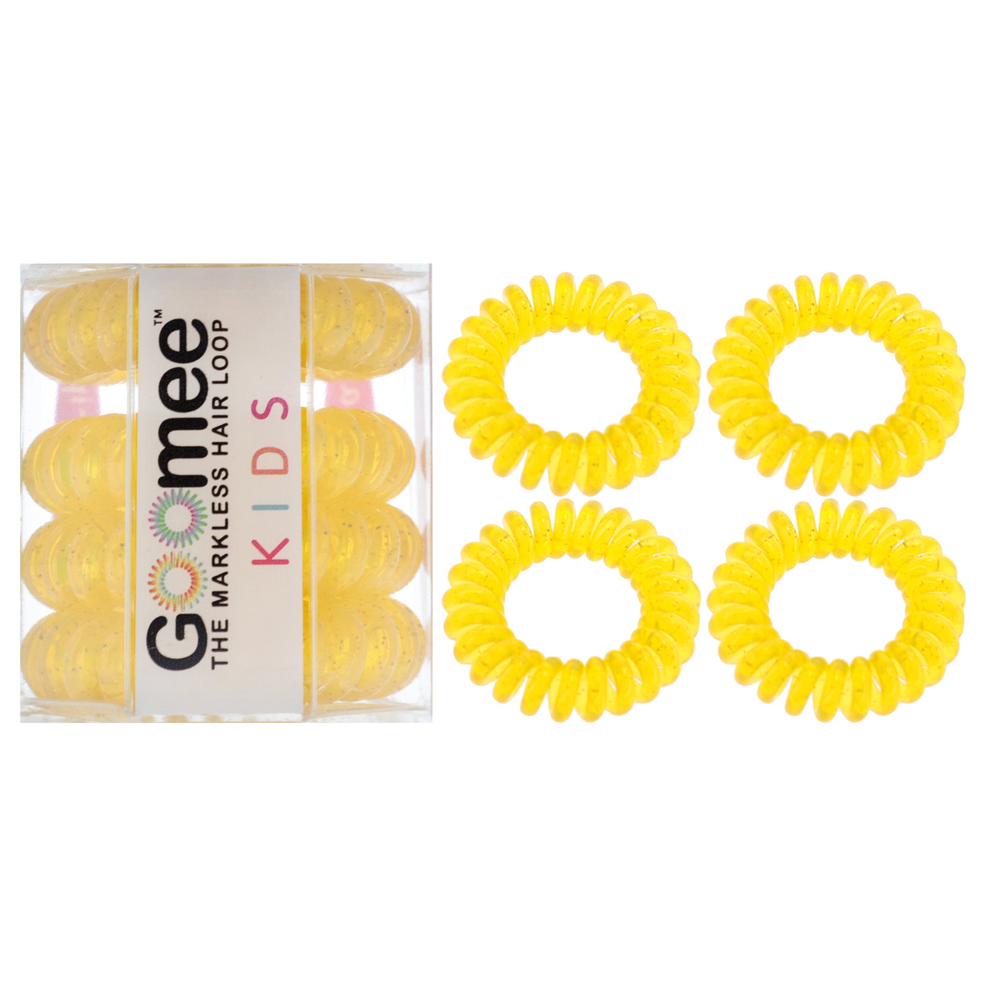 Kids The Markless Hair Loop Set - As Old As Time by Goomee for Kids - 4 Pc Hair Tie