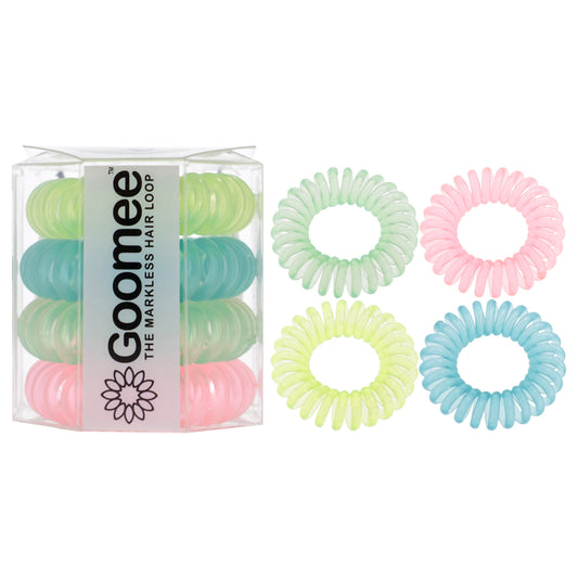 The Markless Hair Loop Set - Glow by Goomee for Women - 4 Pc Hair Tie