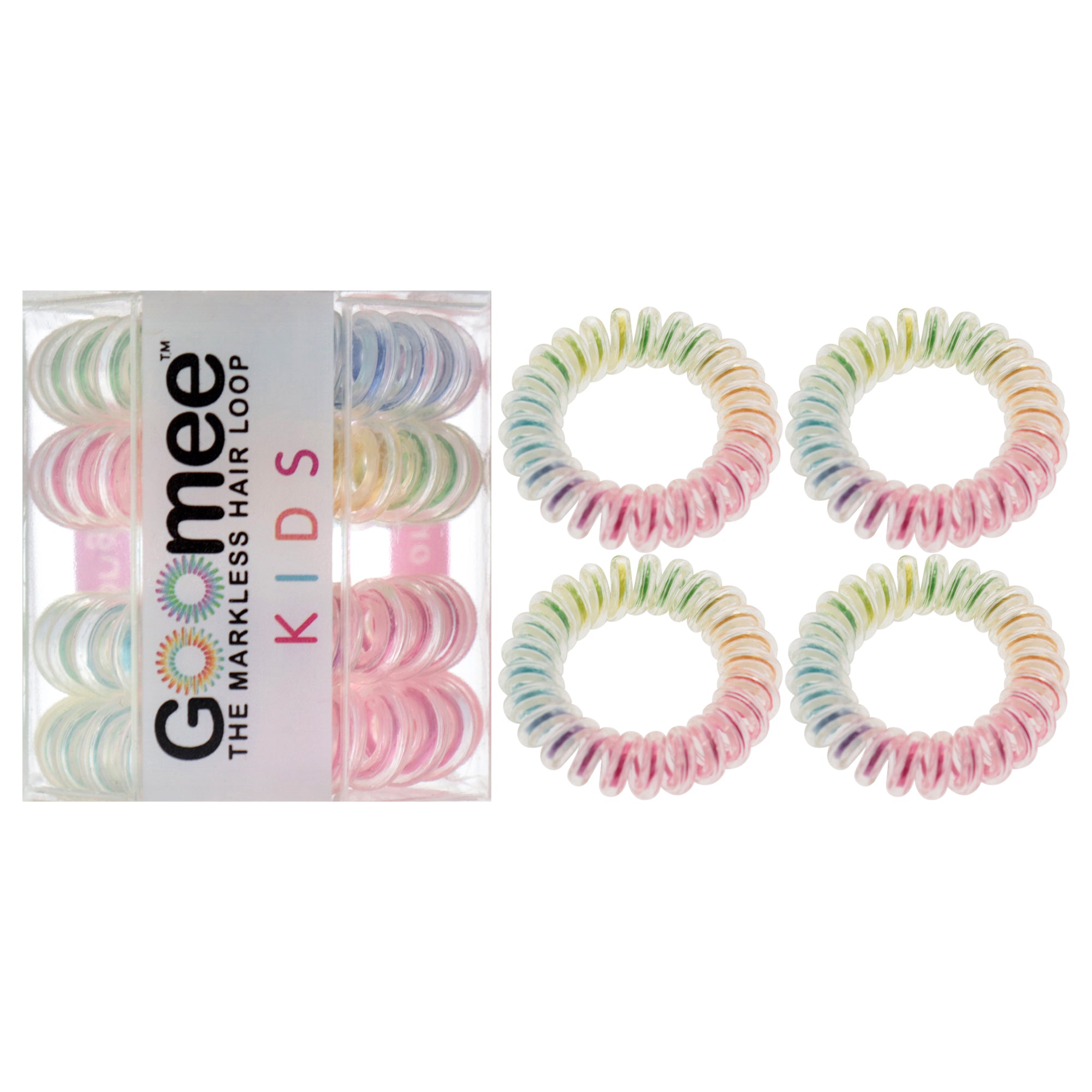 Kids The Markless Hair Loop Set - My Little Mermaid by Goomee for Kids - 4 Pc Hair Tie