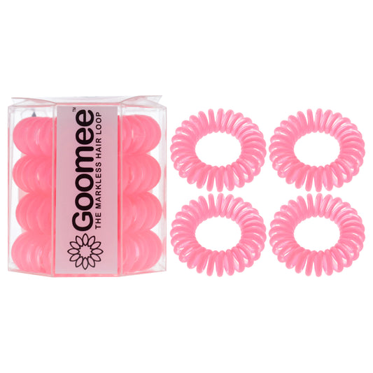 The Markless Hair Loop Set - PCH Pink by Goomee for Women - 4 Pc Hair Tie