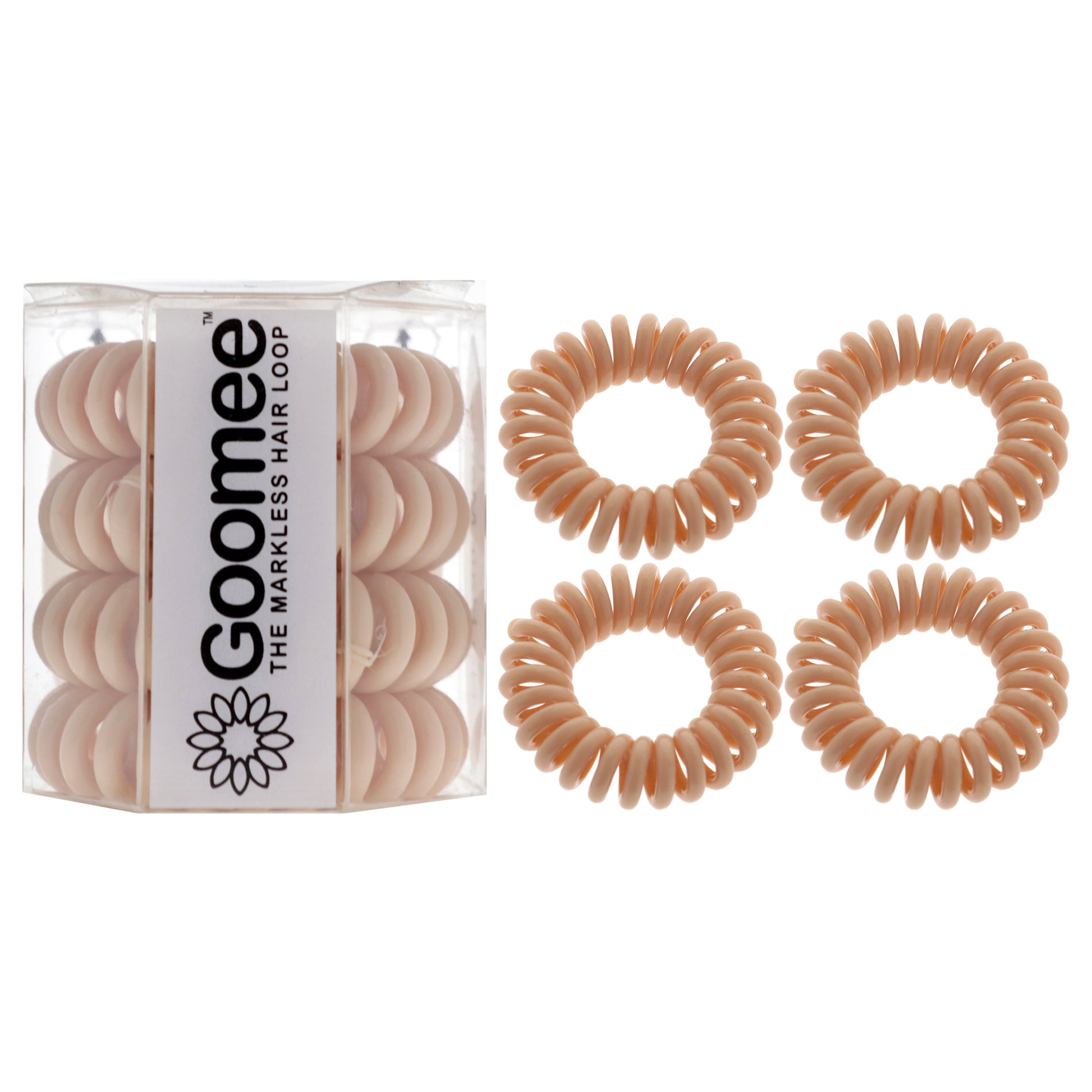 The Markless Hair Loop Set - Sahara by Goomee for Women - 4 Pc Hair Tie