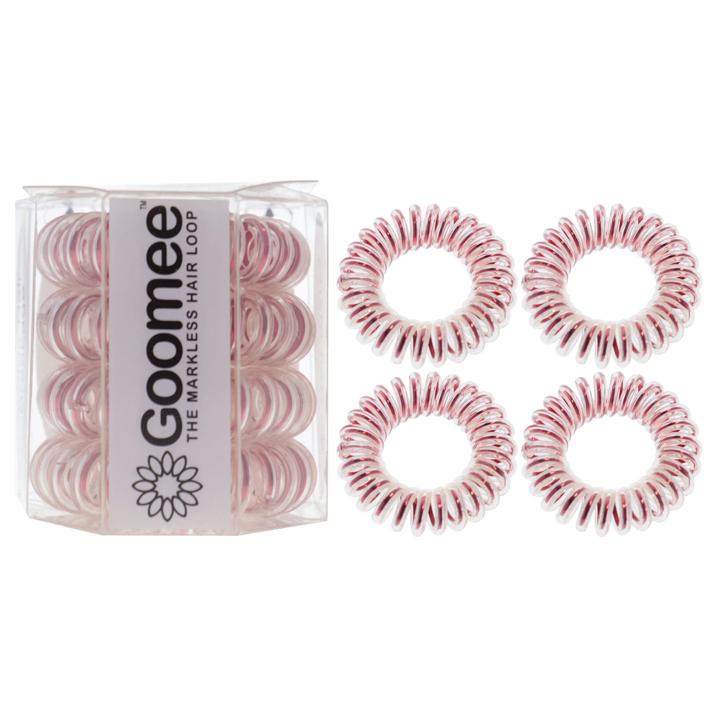 The Markless Hair Loop Set - Stocking Stuffe by Goomee for Women - 4 Pc Hair Tie