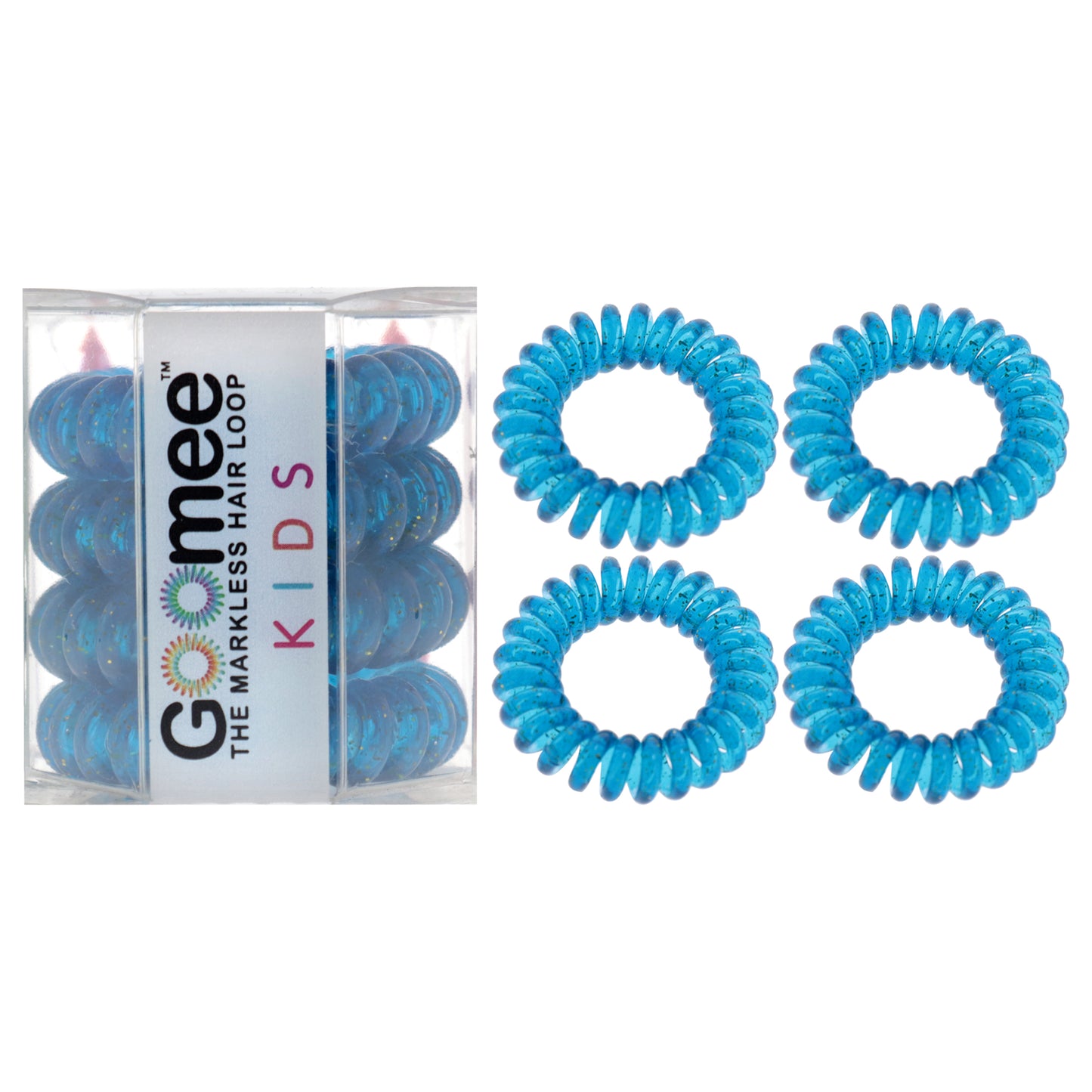 Kids The Markless Hair Loop Set - Stroke Of Midnight by Goomee for Kids - 4 Pc Hair Tie