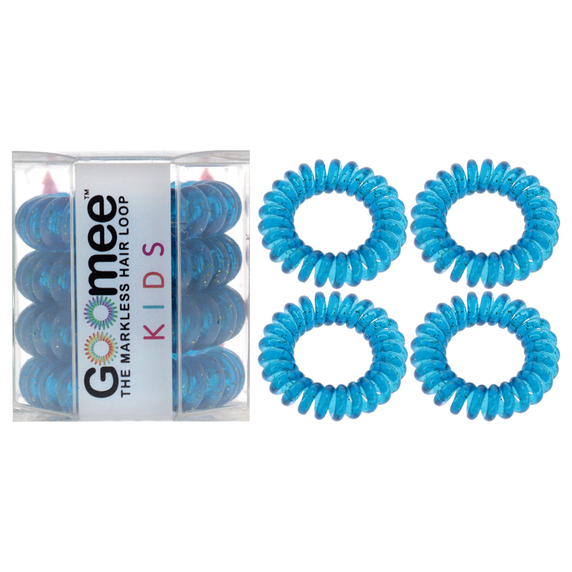 Kids The Markless Hair Loop Set - Stroke Of Midnight by Goomee for Kids - 4 Pc Hair Tie