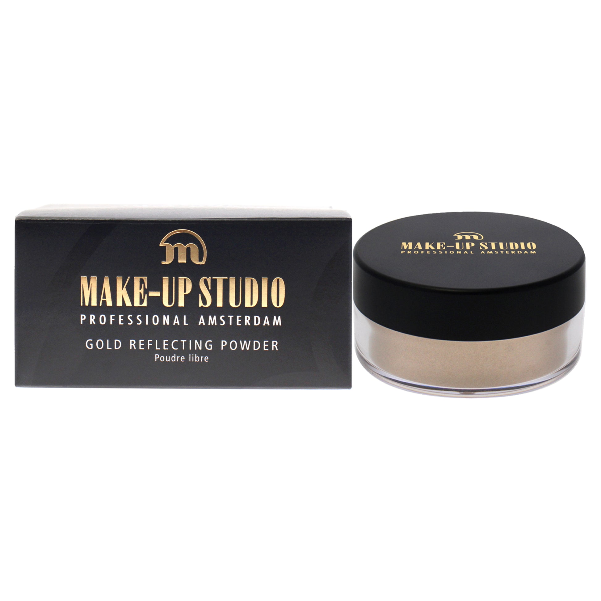 Gold Reflecting Powder Highlighter - Natural by Make-Up Studio for Women - 0.53 oz Highlighter