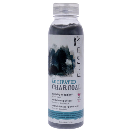Puremix Activated Charcoal Purifying Conditioner by Rusk for Unisex - 12 oz Conditioner
