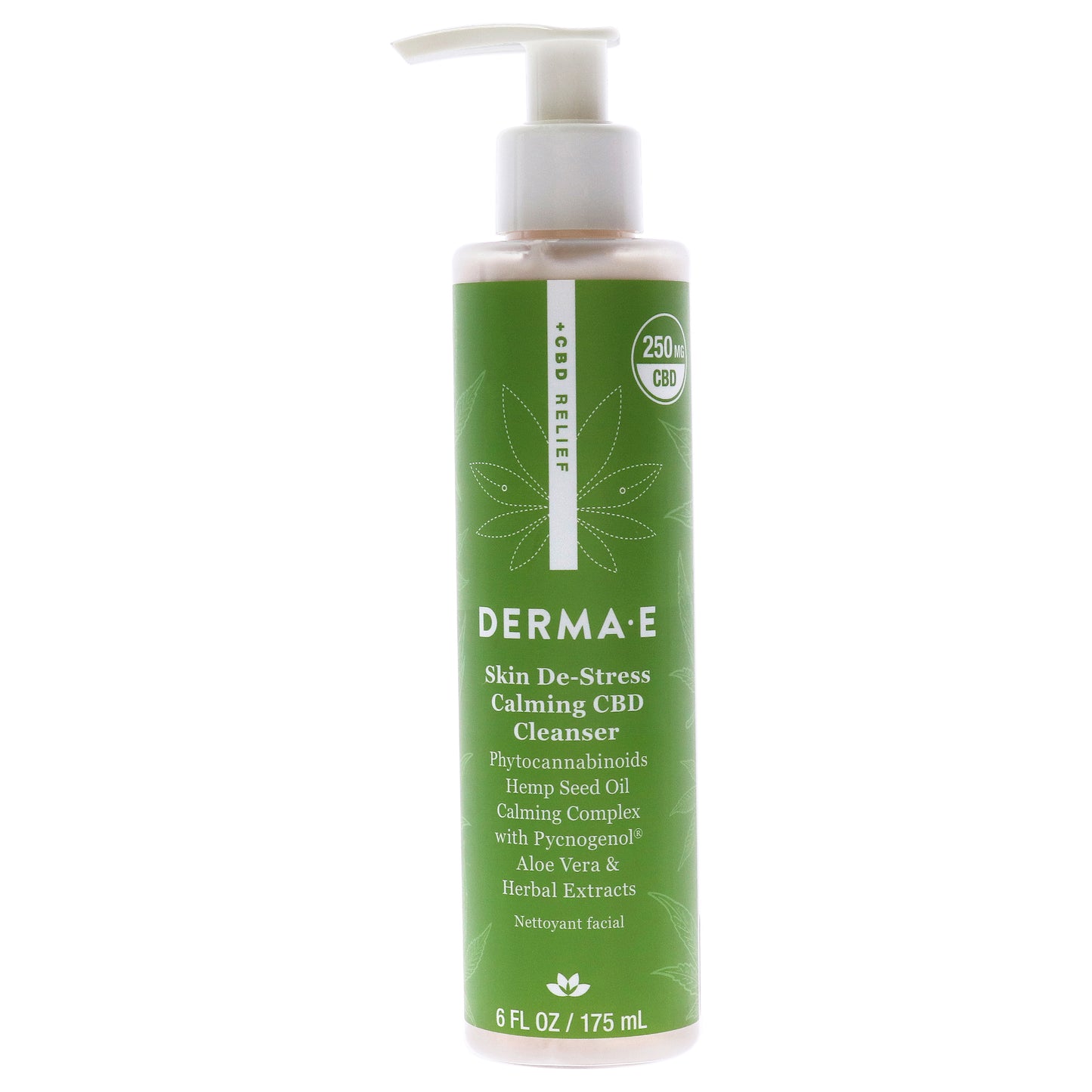 Skin De-Stress Calming CBD Cleanser 6 oz Cleanser