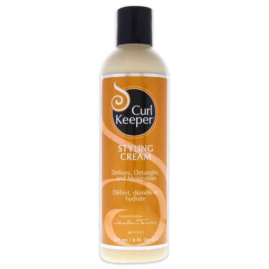 Styling Cream Defines Detangler and Moisturizer by Curl Keeper for Unisex - 8 oz Cream
