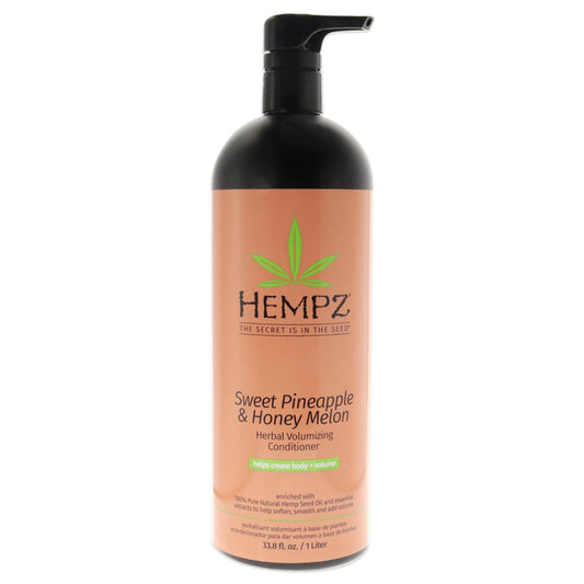 Sweet Pineapple and Honey Melon Herbal Volumizing Conditioner by Hempz for Unisex - 33.8 oz Conditioner