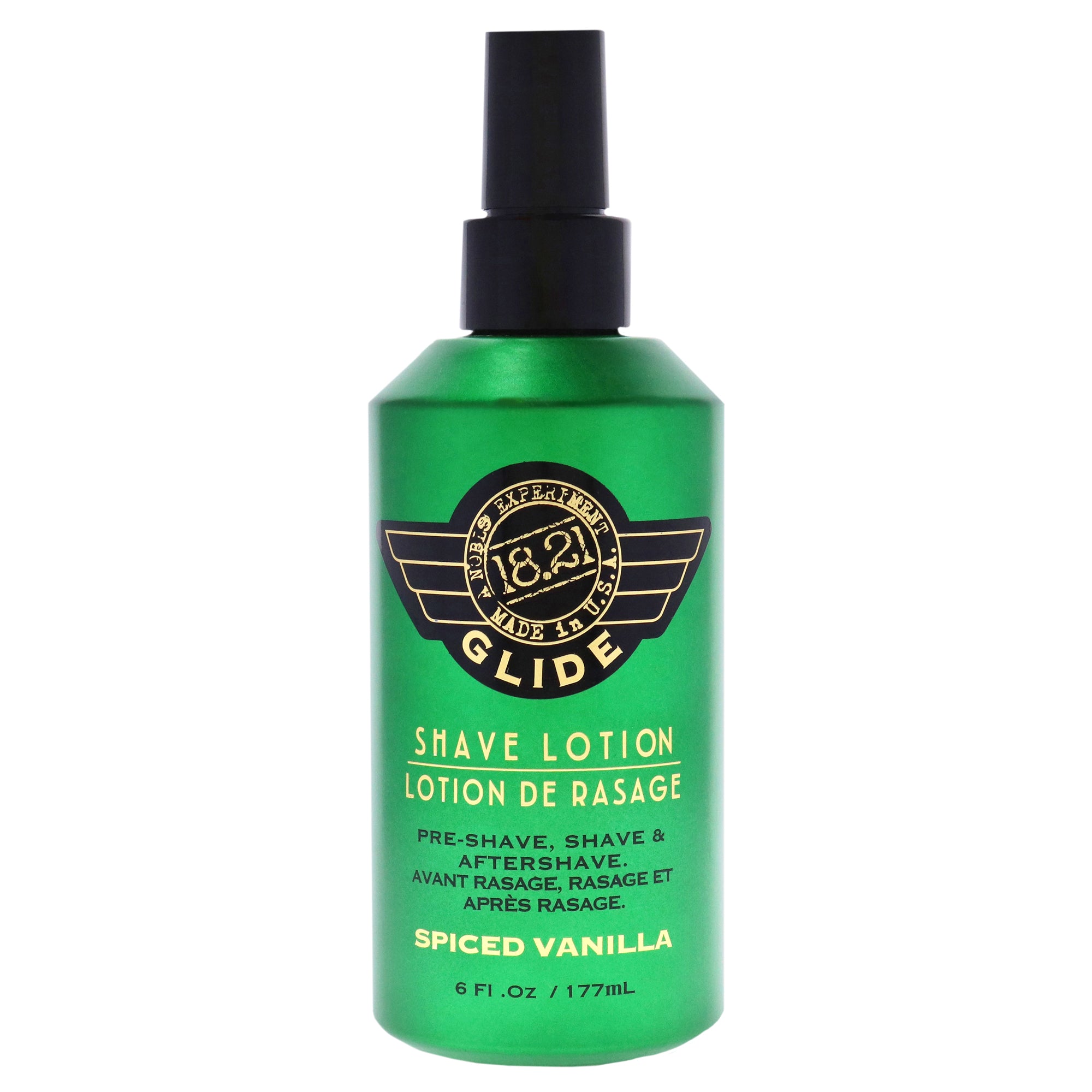 Glide Shave Lotion - Spiced Vanilla by 18.21 Man Made for Men - 6 oz Shave Lotion