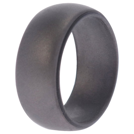 Silicone Wedding Ring - Silver by ROQ for Men - 9 mm Ring