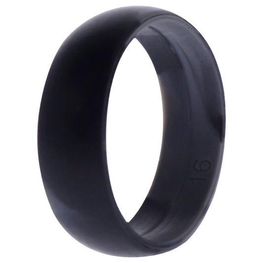 Silicone Wedding Ring - Black-Camo by ROQ for Men - 16 mm Ring