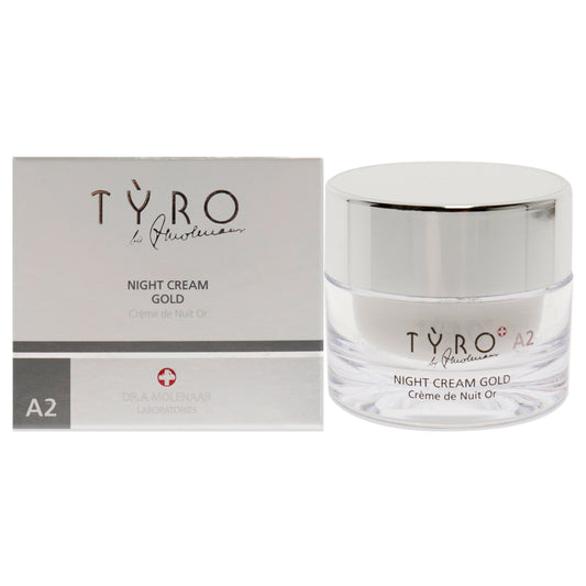 Night Cream Gold by Tyro for Unisex - 1.69 oz Cream