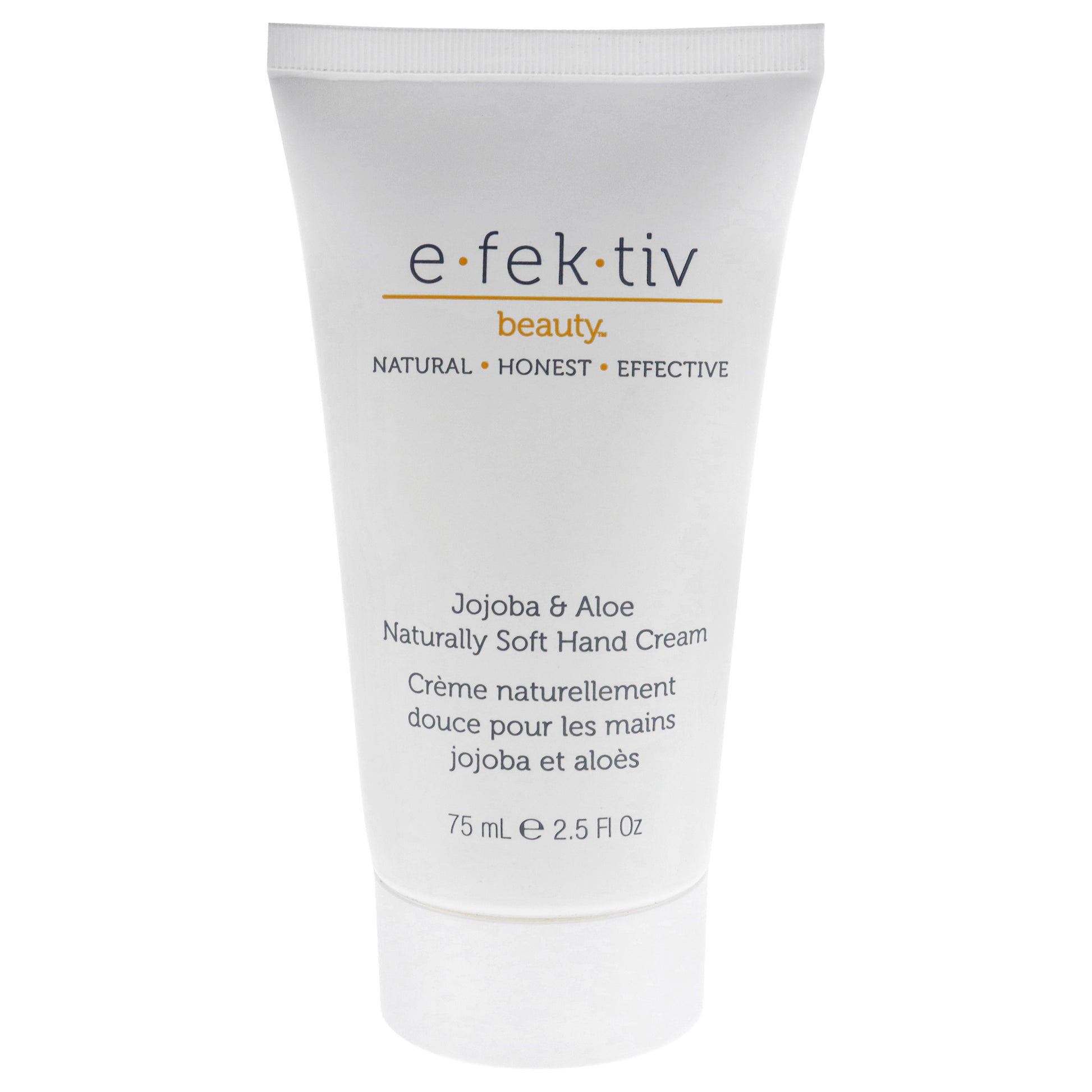Jojoba and Aloe Naturally Soft Hand Cream by e.fek.tiv for Unisex - 2.5 oz Cream