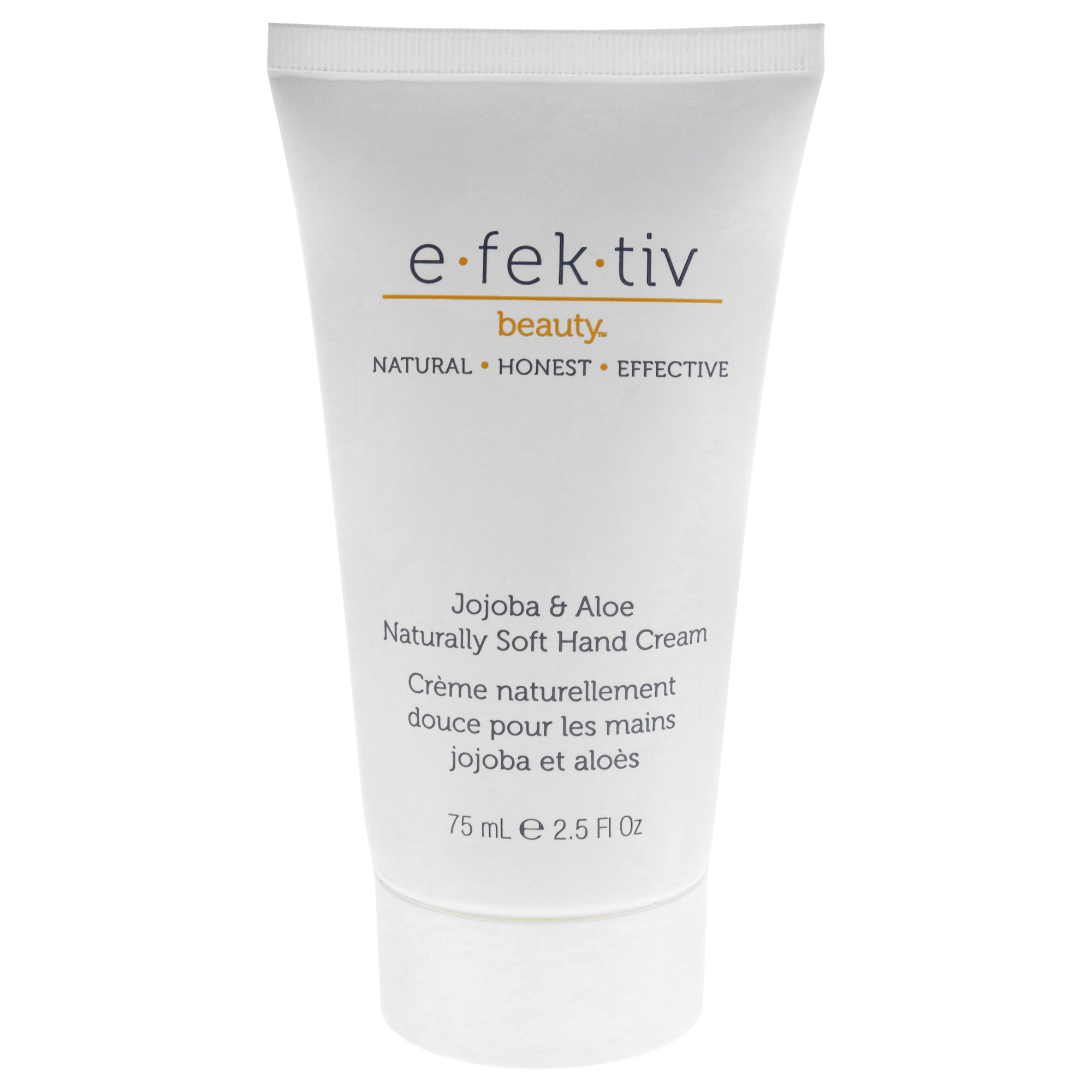 Jojoba and Aloe Naturally Soft Hand Cream by e.fek.tiv for Unisex - 2.5 oz Cream
