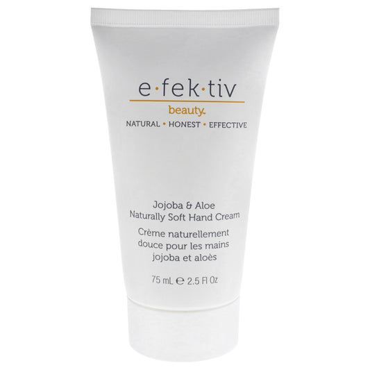 Jojoba and Aloe Naturally Soft Hand Cream by e.fek.tiv for Unisex - 2.5 oz Cream