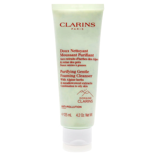 Purifying Gentle Foaming Cleanser by Clarins for Unisex - 4.4 oz Cleanser