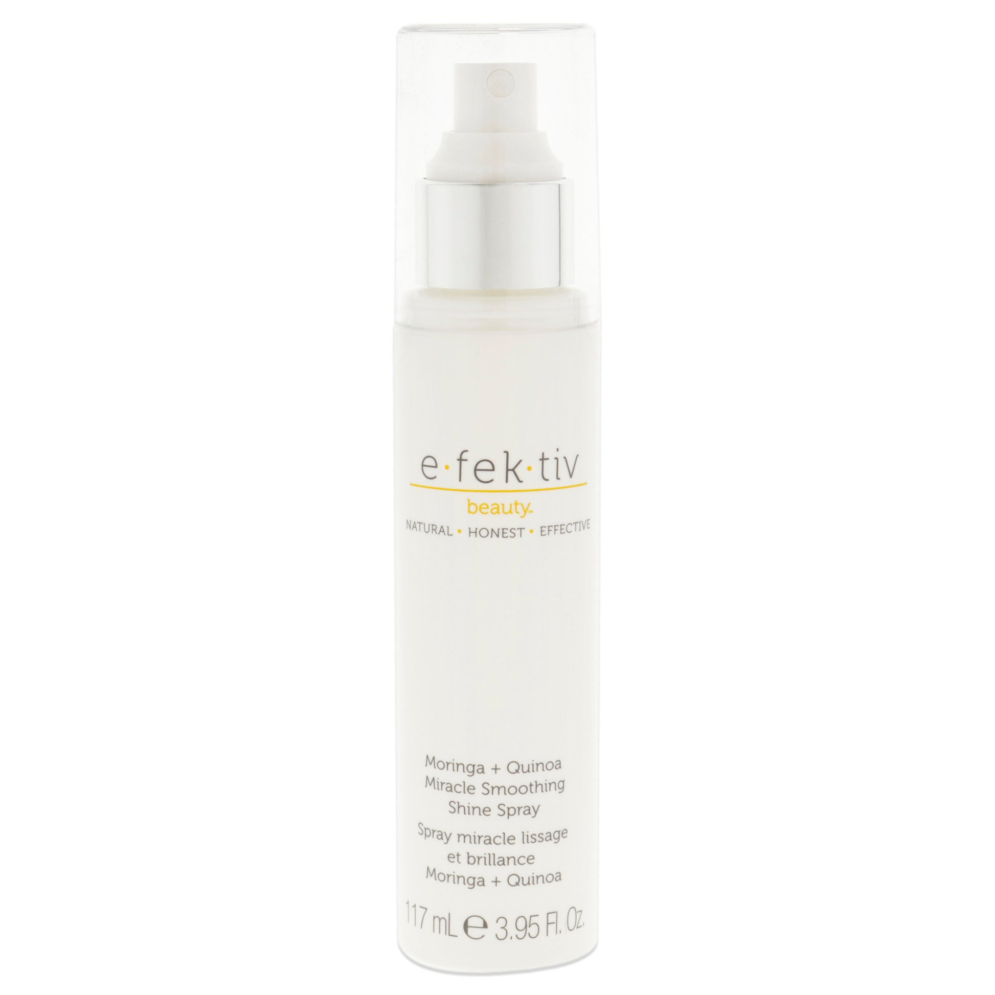 Moringa Plus Quinoa Miracle Smoothing Shine Spray by e.fek.tiv for Unisex - 3.95 oz Hair Spray