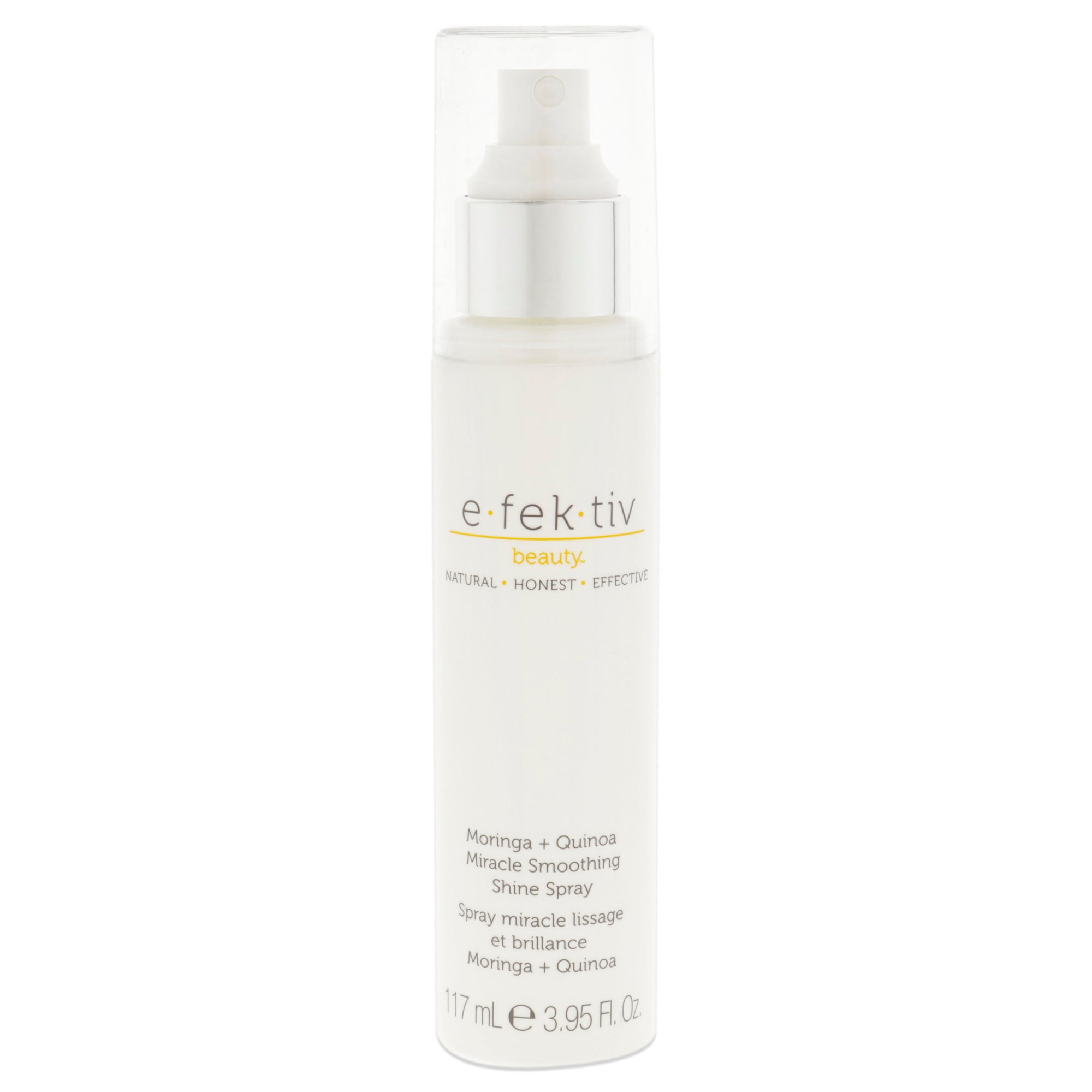 Moringa Plus Quinoa Miracle Smoothing Shine Spray by e.fek.tiv for Unisex - 3.95 oz Hair Spray