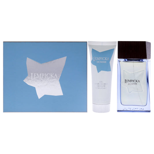 Lolita Lempicka by Lolita Lempicka for Men - 2 Pc Gift Set 3.4oz EDT Spray, 2.5oz After Shave Gel