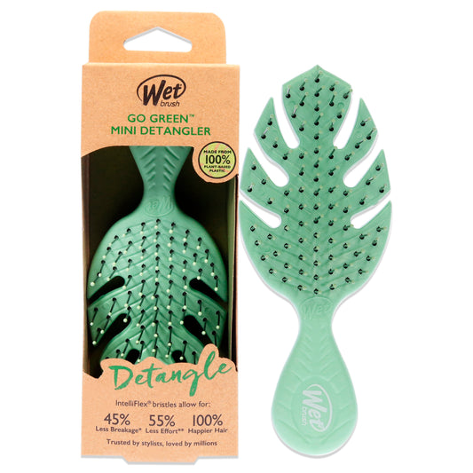 Go Green Mini Detangler Brush - Green 1 Pc Hair Brush