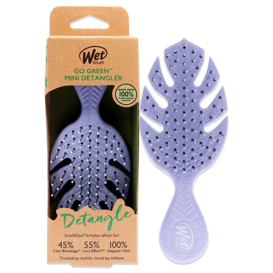 Go Green Mini Detangler Brush - Purple 1 Pc Hair Brush
