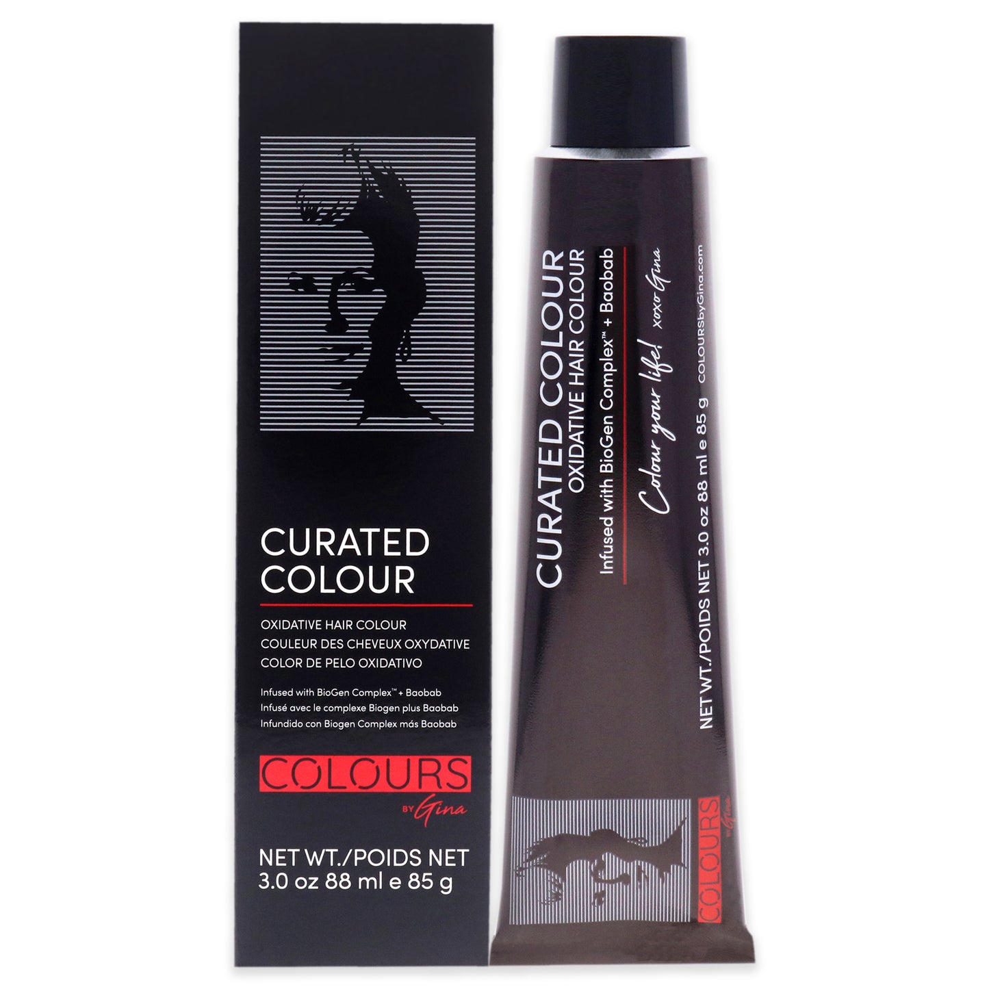 Curated Colour - 5.32-5GV Light Beige Brown by Colours By Gina for Unisex - 3 oz Hair Color