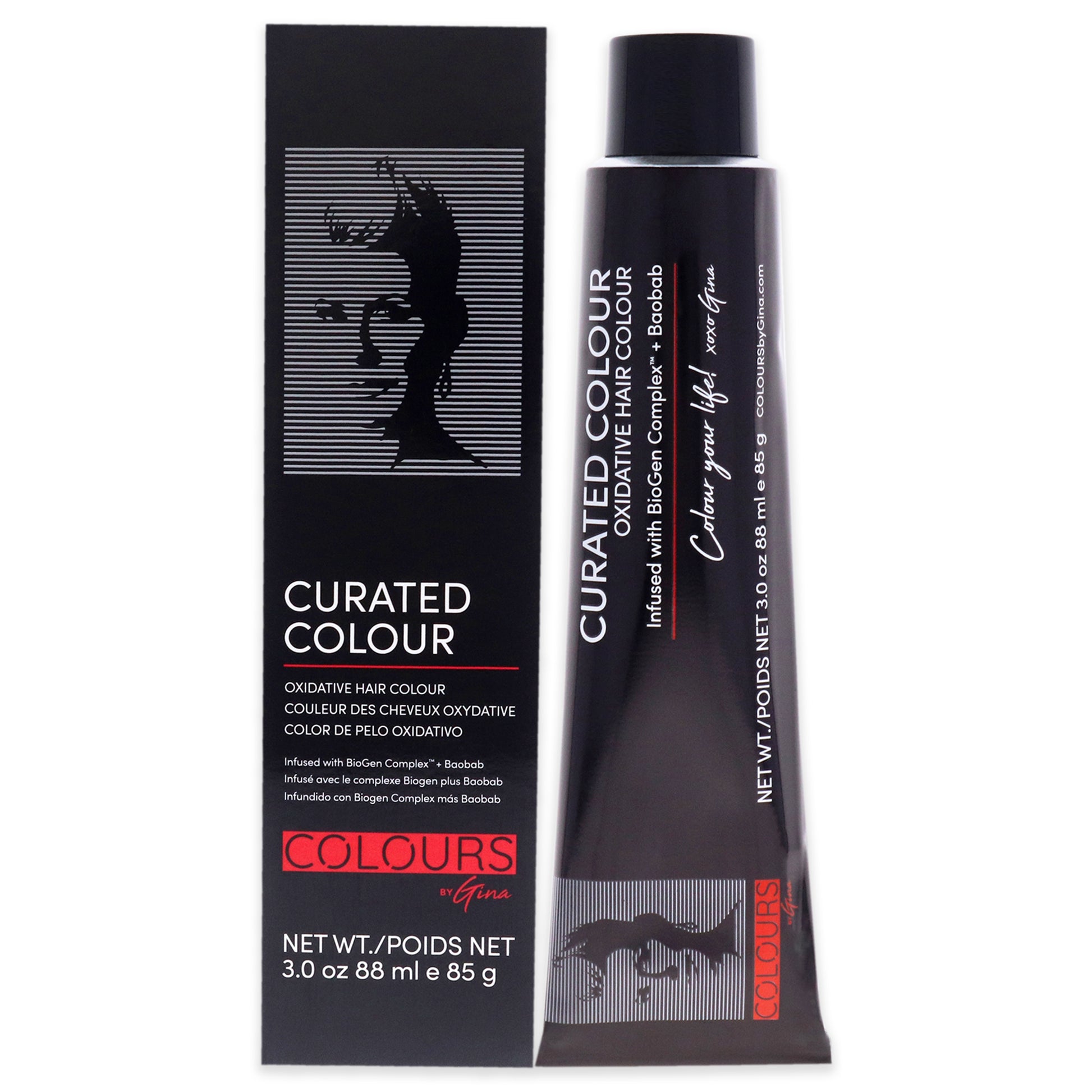 Curated Colour - 8.1-8B Light Cool Blonde by Colours By Gina for Unisex - 3 oz Hair Color