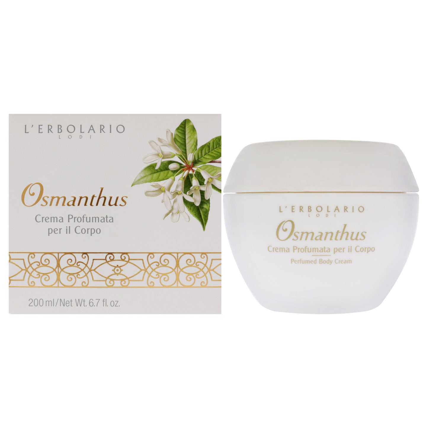 Perfumed Body Cream - Osmanthu by LErbolario for Unisex - 6.7 oz Body Cream
