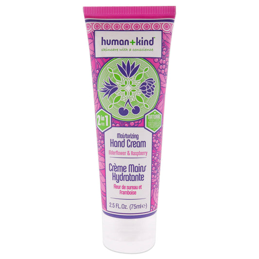Hand Cream - Elderflower and Raspberry by Human+Kind for Unisex - 2.5 oz Cream