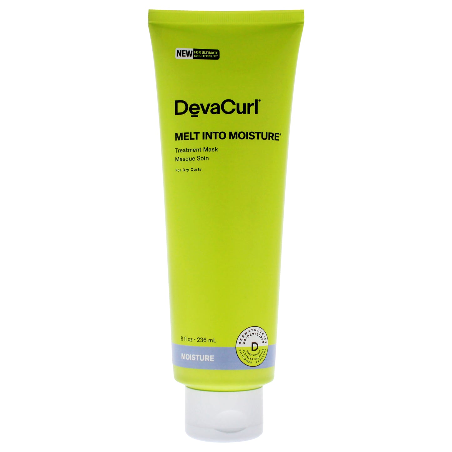 Melt Into Moisture Treatment Mask-NP by DevaCurl for Unisex - 8 oz Masque