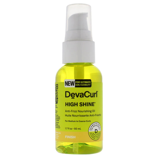 High Shine Nourishing Anti-Frizz Oil-NP by DevaCurl for Unisex - 1.7 oz Oil