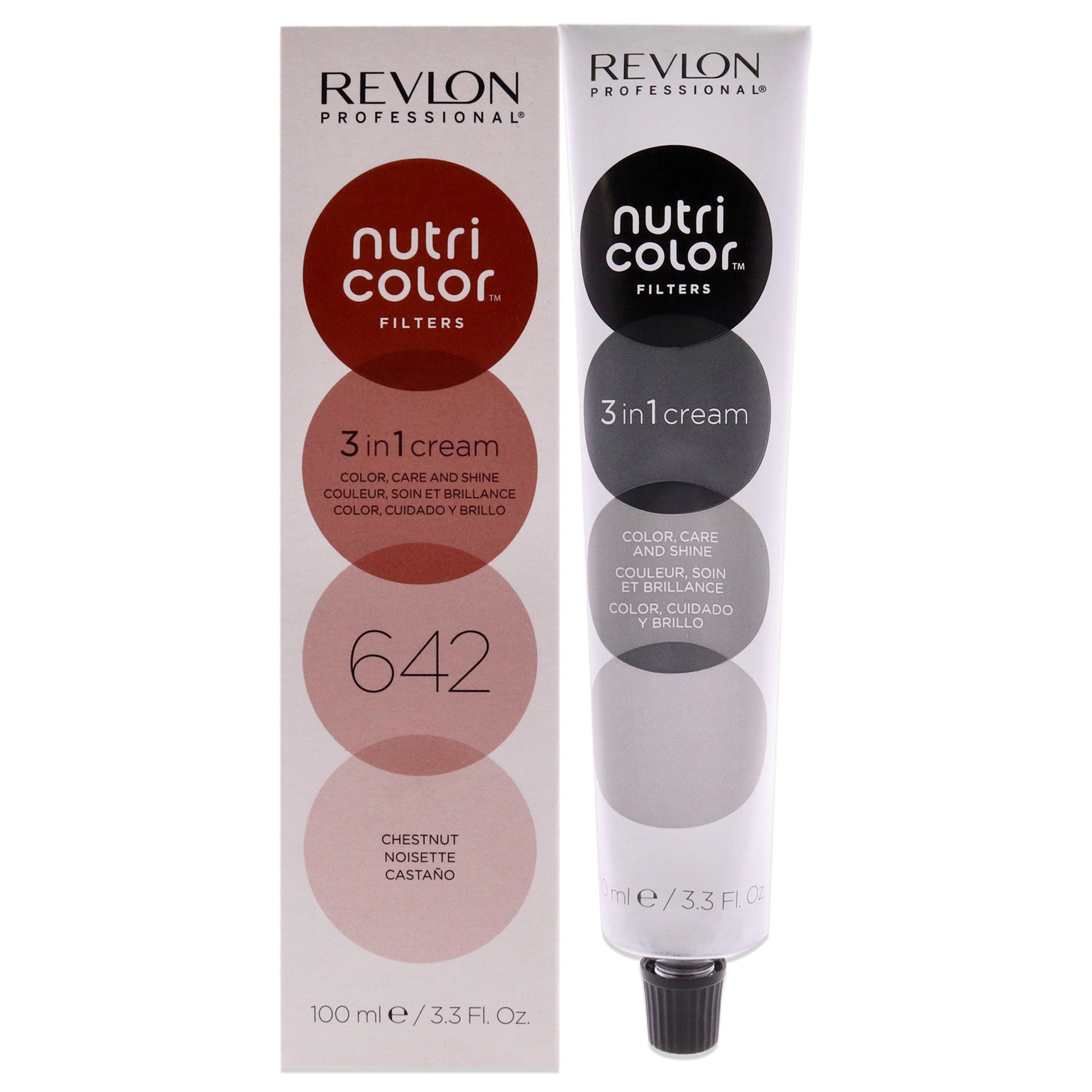 Nutri Color Cream - 642 Chestnut by Revlon for Unisex - 3.3 oz Hair Color