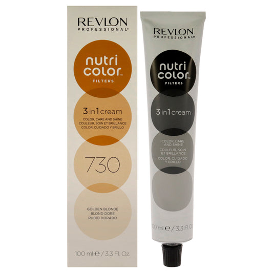 Nutri Color Cream - 730 Golden Blonde by Revlon for Unisex - 3.3 oz Hair Color