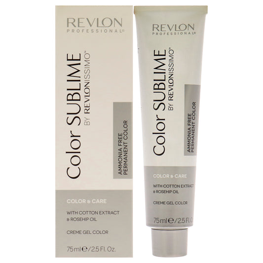 Revlonissimo Color Sublime - 6.3 Dark Gold Blonde by Revlon for Unisex - 2.5 oz Hair Color