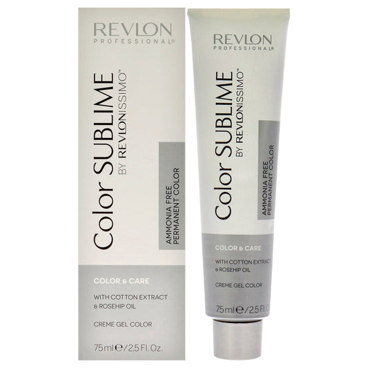 Revlonissimo Color Sublime - 6.41 Dark Copper Ash Blonde by Revlon for Unisex - 2.5 oz Hair Color