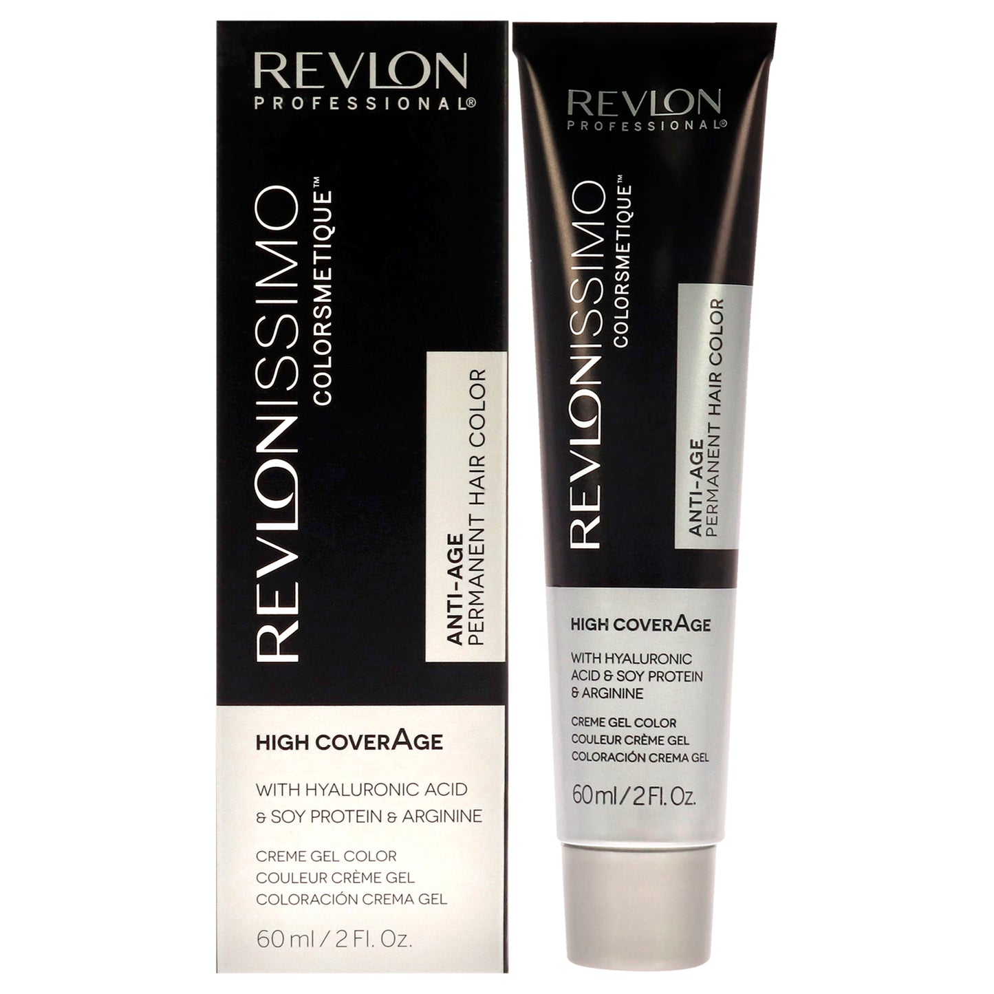 Revlonissimo Colorsmetique High Coverage - 5.35 Light Amber Brown by Revlon for Unisex - 2 oz Hair Color