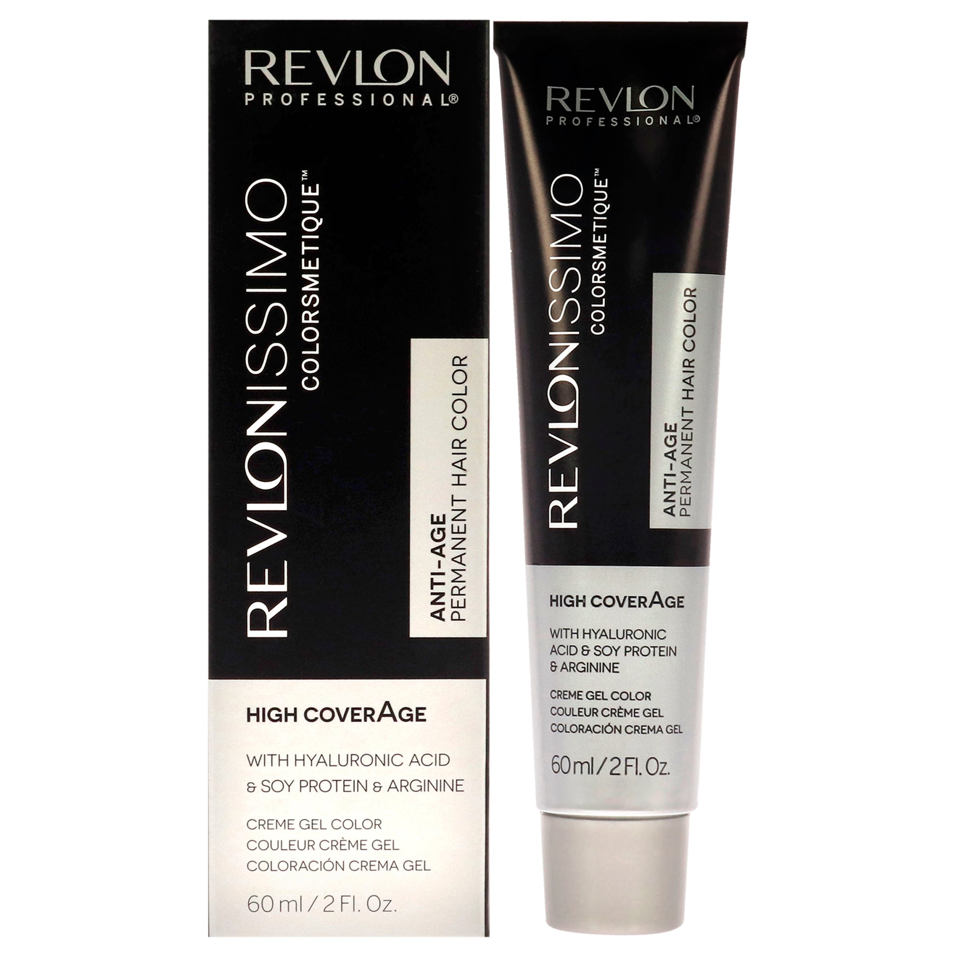 Revlonissimo Colorsmetique High Coverage - 5.35 Light Amber Brown by Revlon for Unisex - 2 oz Hair Color