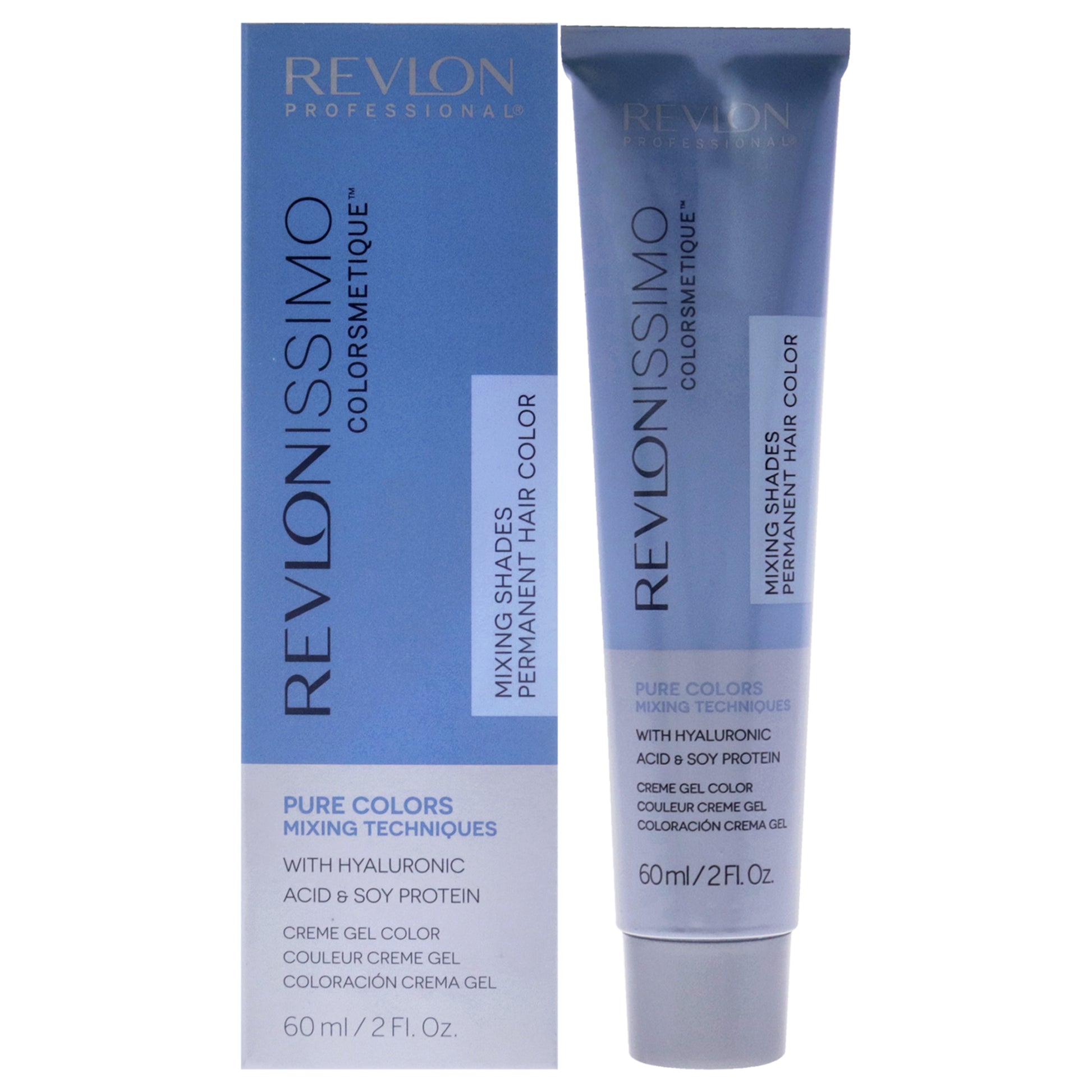 Revlonissimo Colorsmetique Pure Colors - 012 Iridescent Grey by Revlon for Unisex - 2 oz Hair Color