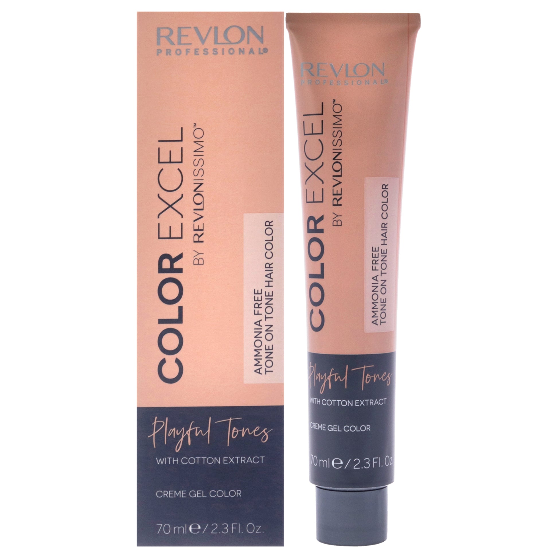 Revlonissimo Color Excel - 400 Peach by Revlon for Unisex - 2.3 oz Hair Color