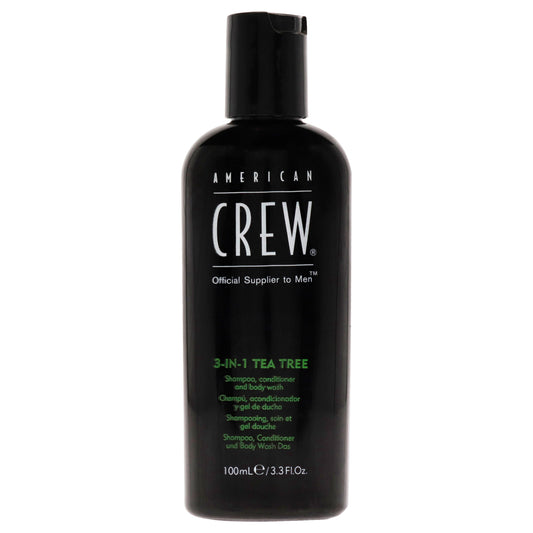 3-In-1 Tea Tree Shampoo and Conditioner and Body Wash 3.3 oz Shampoo