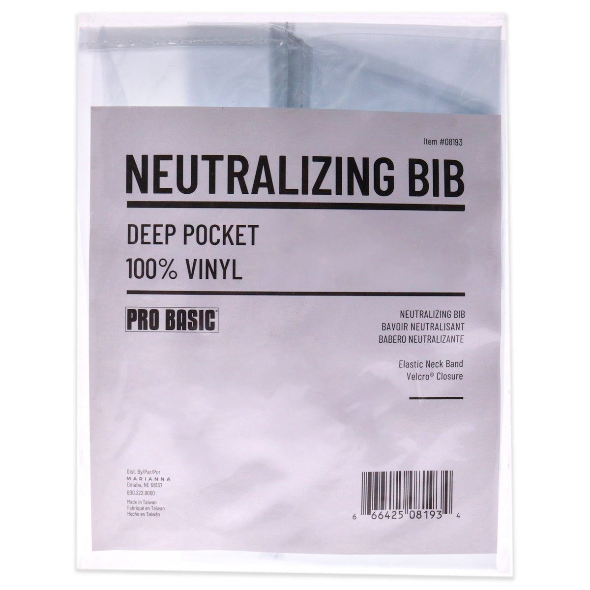 Neutralizing Bib Deep Pocket by Marianna for Unisex - 1 Pc Neck Band