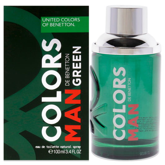 Colors Man Green by United Colors Of Benetton for Men - 3.4 oz EDT Spray