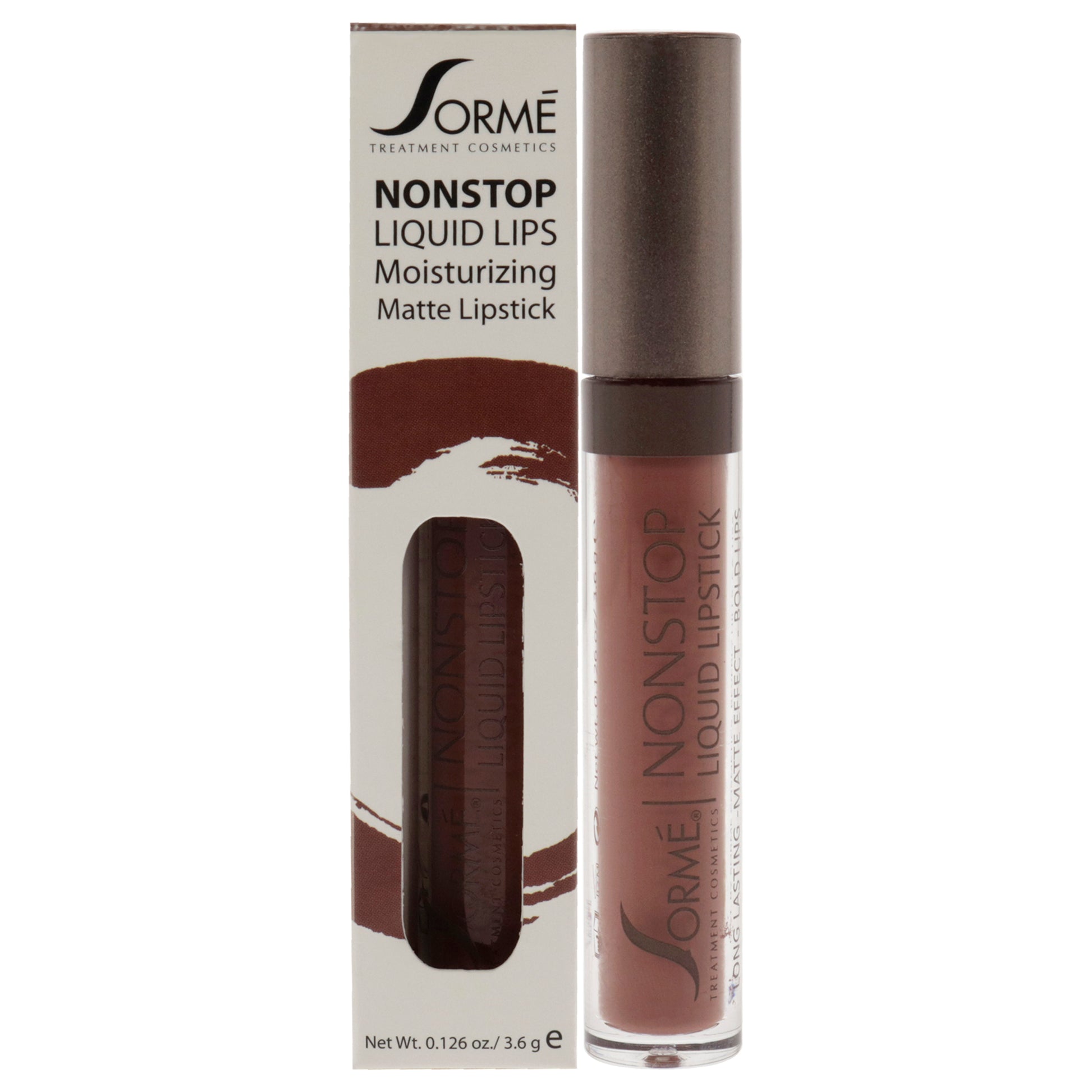 Nonstop Moisturizing Matte Liquid Lipstick - 275 Orchid by Sorme Cosmetics for Women - 0.126 oz Lipstick