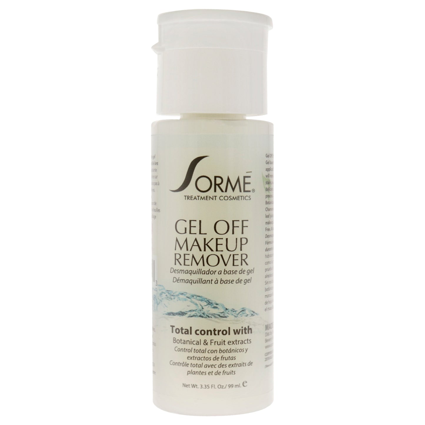 Gel Off Makeup Remover by Sorme Cosmetics for Women - 3.35 oz Gel
